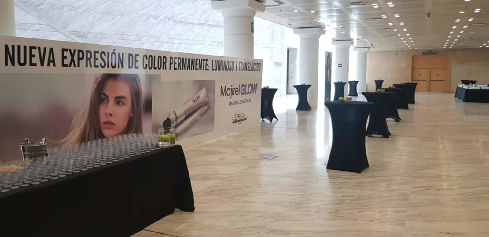 evento ifema octubre 2019 vista espacio y cubertería