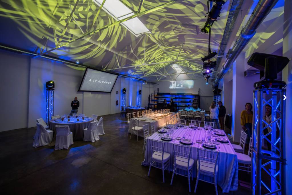 evento corporativo en la grada