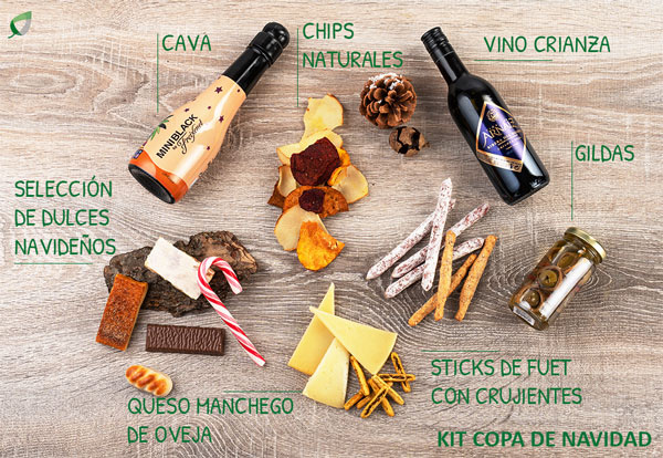 Kit copa de Navidad - cena de empresa