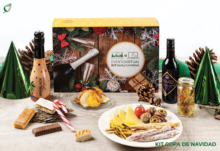 cesta gourmet - copa de navidad