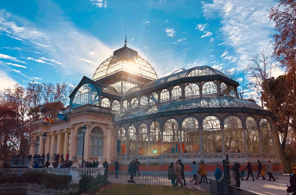 cena de navidad de empresa - palacio de cristal Madrid