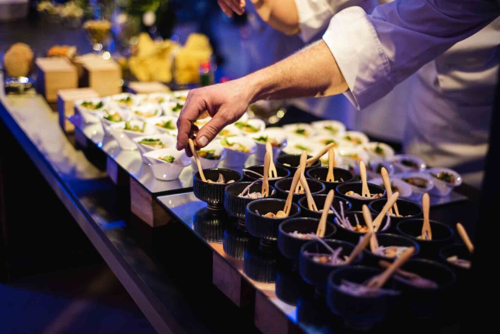 Servicios de catering para ruedas de prensa