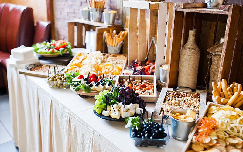 10 ideas para un servicio buffet para eventos corporativos y ferias
