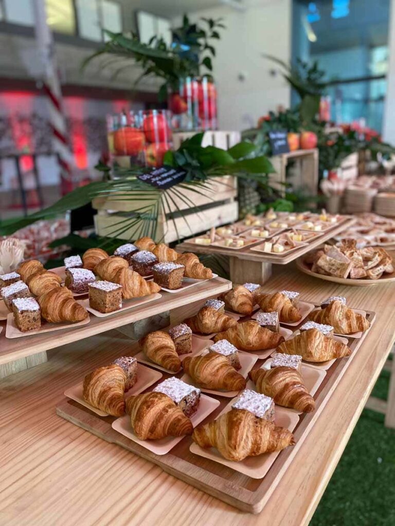 bandejas de catering