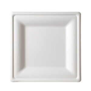 Pack de 50 uds de platos cuadrados desechables