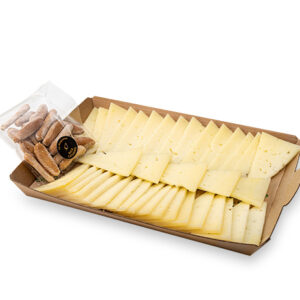 Bandeja de Queso Manchego con picos gourmet (400 gr. aprox.)