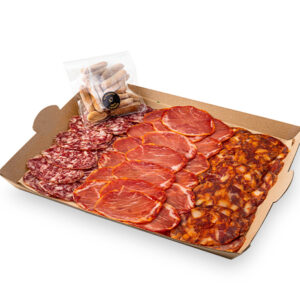 Selección de embutidos ibéricos con picos gourmet (360 gr. aprox.)