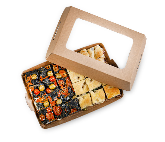 Surtido de Mini focaccias (bandeja de 24 uds) - Imagen 2
