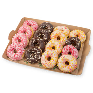 Donuts de colores (Bandeja De 16uds)