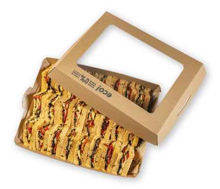 Mini sándwich de tappenade (Bandeja de 24 uds) - Imagen 2