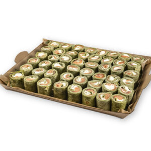 Mini Wraps de salmón (bandeja de 48 uds)