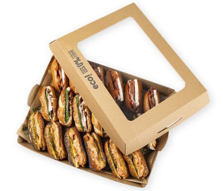 Surtido de mini pretzels (Bandeja de 18uds) - Imagen 2