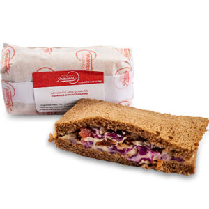 Sándwich artesanal hummus (bandeja de 12uds)